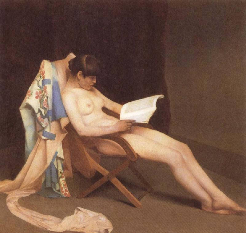 Theodore Roussel The Reading gril oil painting image